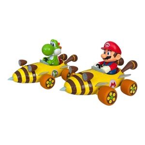 Official Licensed Carrera RC Mario & Yoshi Bumble V Karts Twin Pack No Remotes